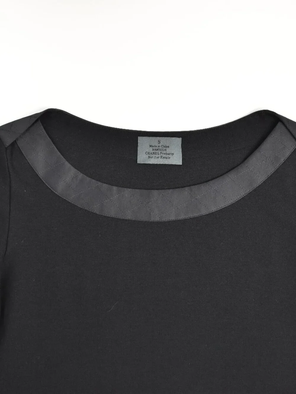 Chanel Logo Property Uniform Top Black - S